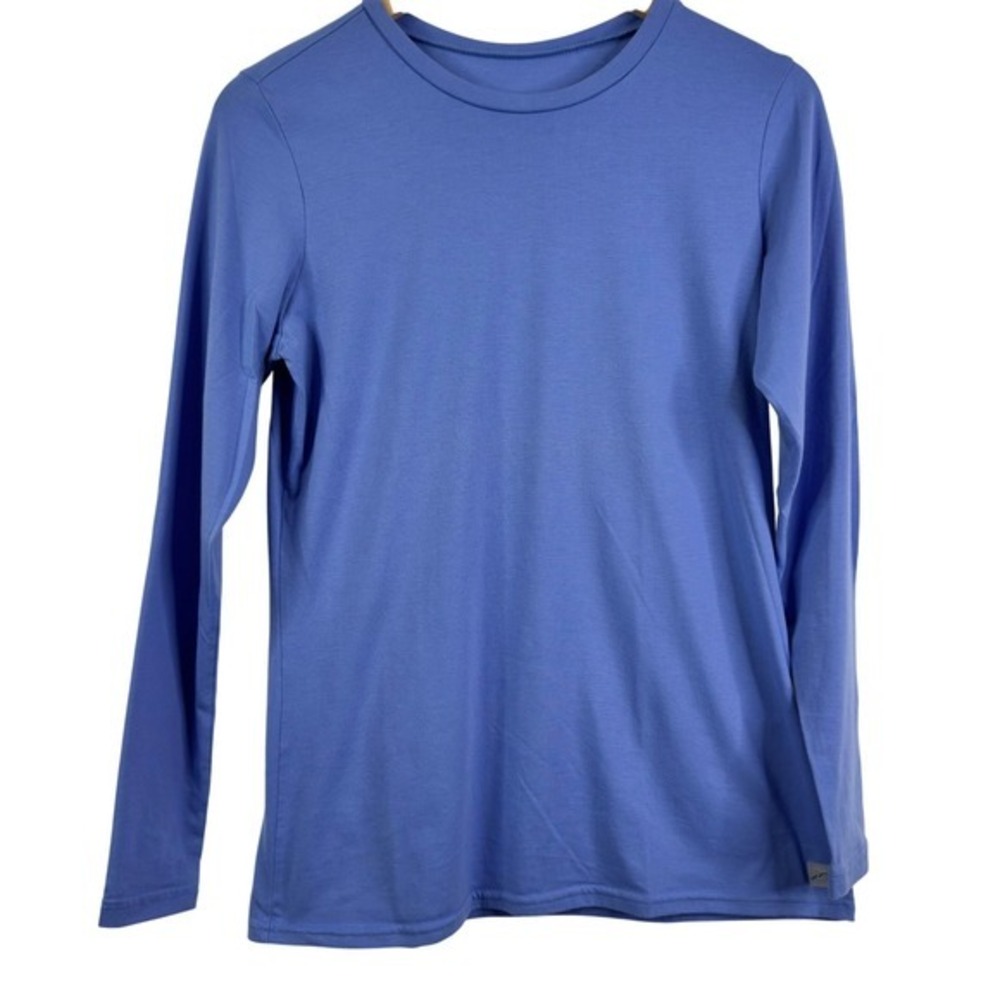 Butter-Soft Originals Cotton-Rich Long‎ Sleeve Crew Neck Knit Underscrub Size S